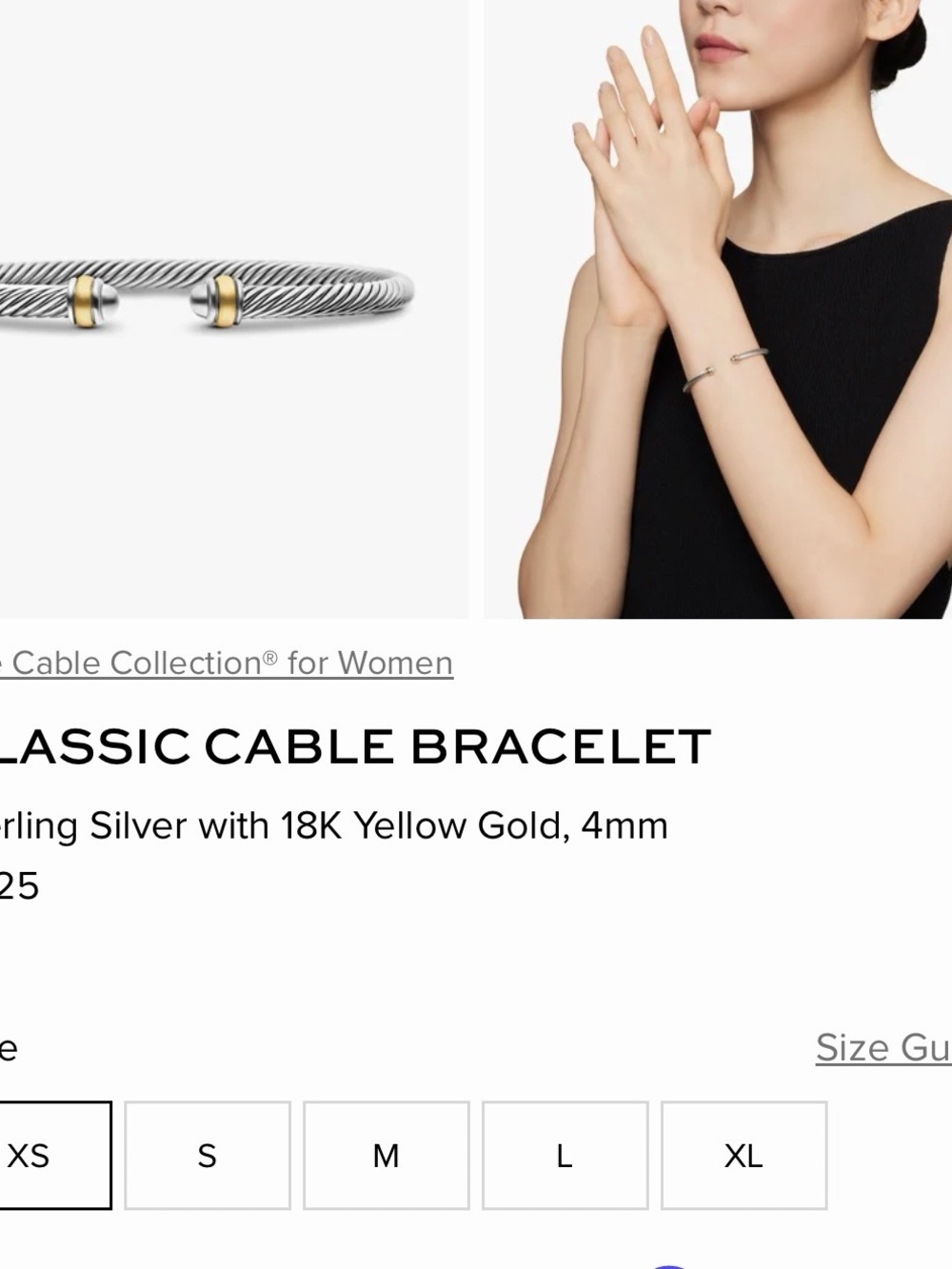 David Yurman Classic Cable Bracelet 4mm - Picture 6 of 6